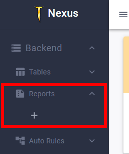 Menú Nexus crear formulario