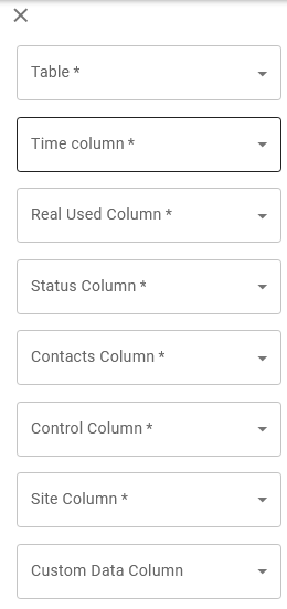 Menú Nexus configurar formulario