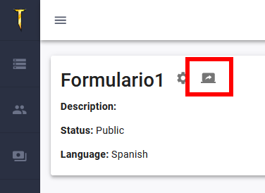 Menú Nexus configurar formulario